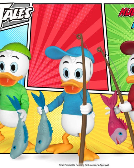 Figurines Beast Kingdom DAH-069 « DuckTales » Huey / Dewey / Louie – Lot 3 personnages, environ 9 cm