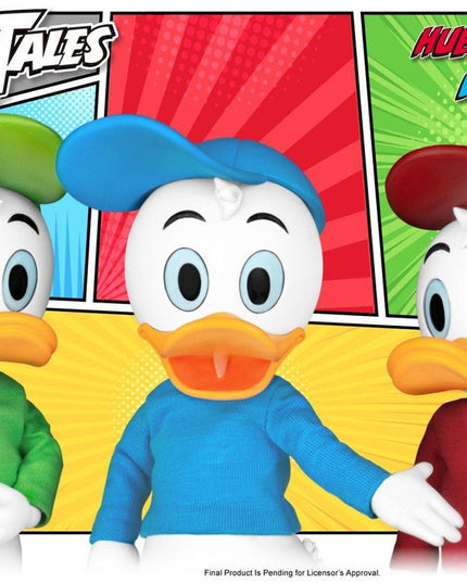 Figurines Beast Kingdom DAH-069 « DuckTales » Huey / Dewey / Louie – Lot 3 personnages, environ 9 cm