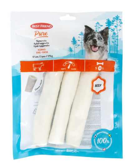 🐶 Best Friend Pure Filled Roll Ox 17 cm – 3 pièces (175 g)