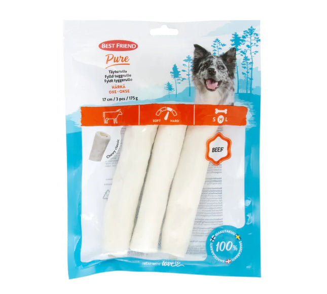 🐶 Best Friend Pure Filled Roll Ox 17 cm – 3 pièces (175 g)