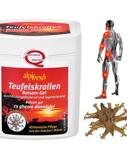 Baume-Gel Alpifresh « Griffe du Diable » 250 ml – Soulagement Muscles & Articulations