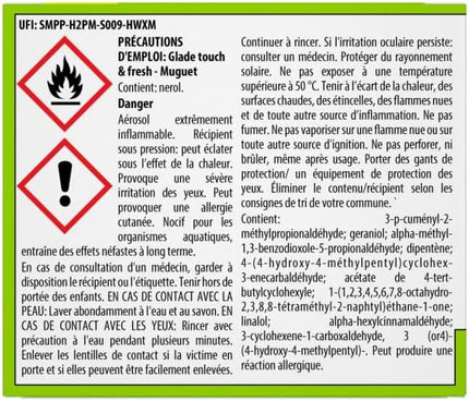 Glade Touch et Fresh Recharges 2et1 Gratuit - Fraicheur Instantanée - Elimine Les Odeurs - Infusé Aux Huiles Essentielles - Muguet - 3 Recharges