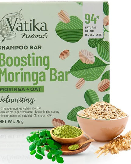 Shampoing Solide Boosting Moringa – Vatika Naturals
