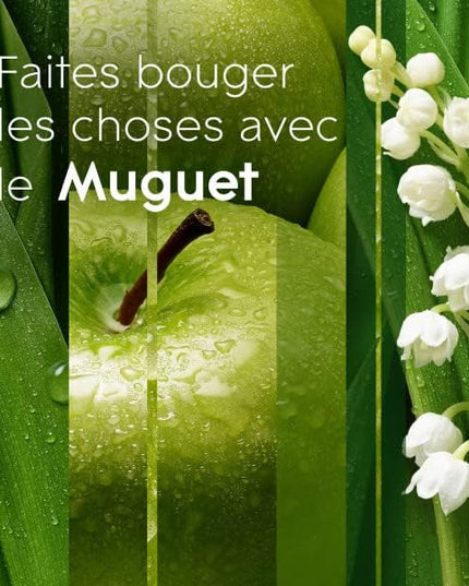 Glade Touch et Fresh Recharges 2et1 Gratuit - Fraicheur Instantanée - Elimine Les Odeurs - Infusé Aux Huiles Essentielles - Muguet - 3 Recharges