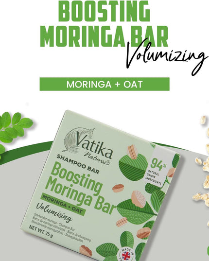 Shampoing Solide Boosting Moringa – Vatika Naturals
