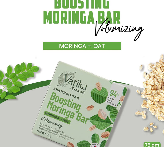 Shampoing Solide Boosting Moringa – Vatika Naturals