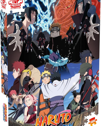 Puzzle 1000 pièces « Naruto Shippuden – Rencontre du Destin » | Winning Moves