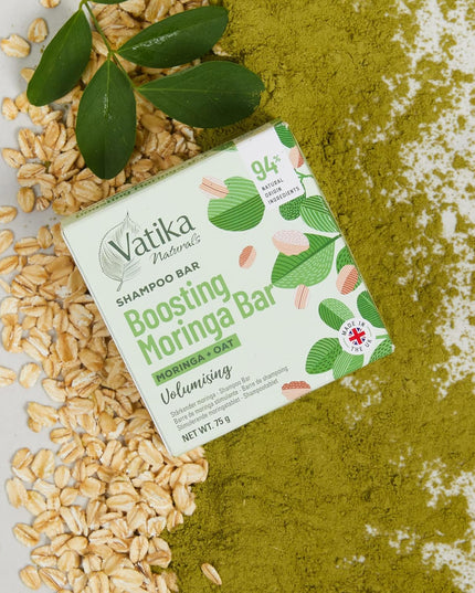 Shampoing Solide Boosting Moringa – Vatika Naturals