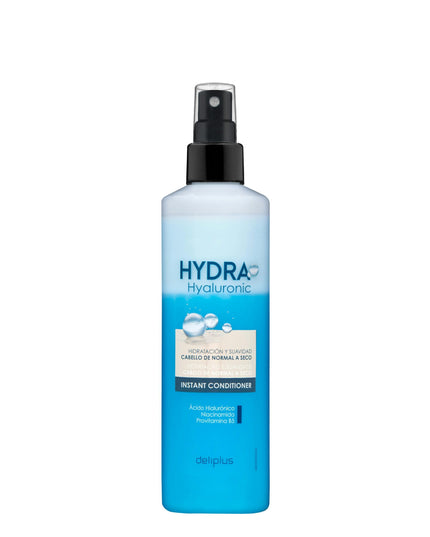 Deliplus Hydra Hyaluronic – Après-shampooing instantané cheveux normaux à secs – Spray/250 ml