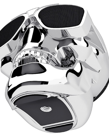 Jarre AeroSkull Nano – Enceinte Bluetooth 6 W RMS / Design Crâne Noir Mat – Portable, iPhone & Android, Jusqu’à 8h d’autonomie