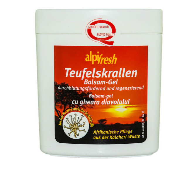 Baume-Gel Alpifresh « Griffe du Diable » 250 ml – Soulagement Muscles & Articulations