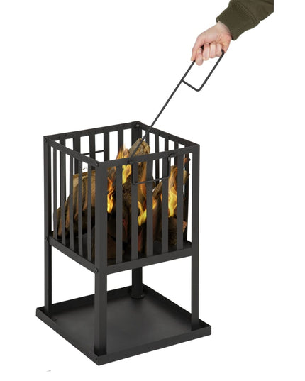 Foyer avec plaque à cendres noir – Practo Garden