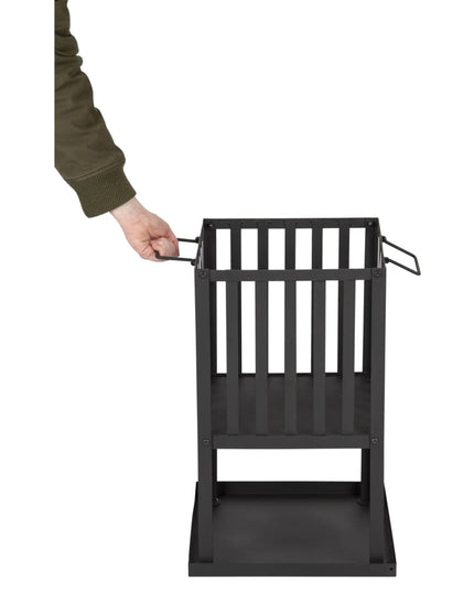 Foyer avec plaque à cendres noir – Practo Garden