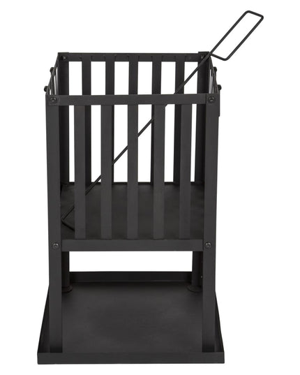 Foyer avec plaque à cendres noir – Practo Garden