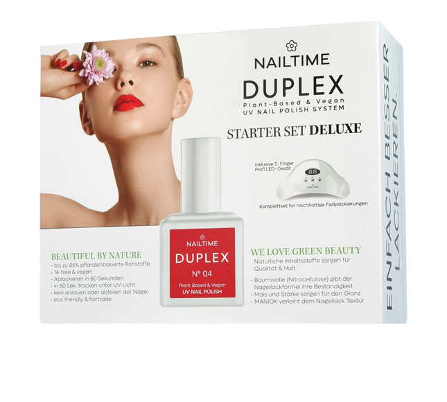 Coffret NAILTIME Tools « Duplex Starter Set Deluxe » – Kit manucure UV/LED complet & accessoires professionnels