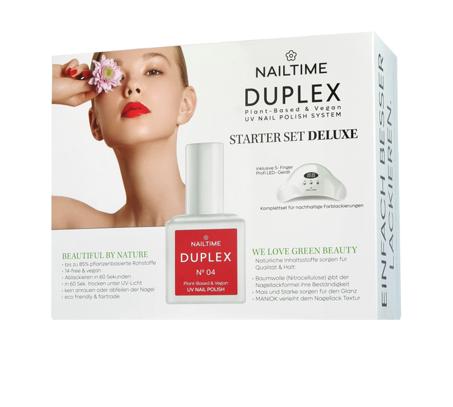 Coffret NAILTIME Tools « Duplex Starter Set Deluxe » – Kit manucure UV/LED complet & accessoires professionnels